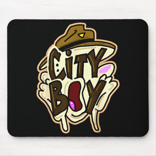 City boy meme  mouse mat (Front)