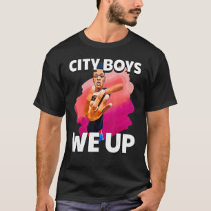 City Boys Summer We Up Four Fingers Up Ironic Meme T-Shirt