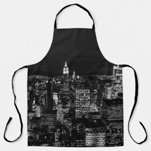 CITY BUILDING DURING NIGHT TIME PHOTO APRON