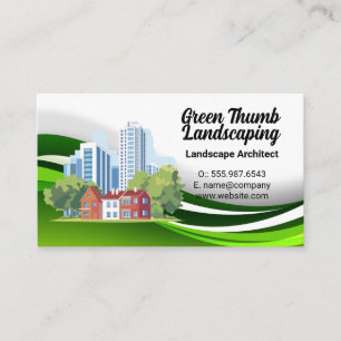 City Buildings   Residential Homes   Landscape Business Card