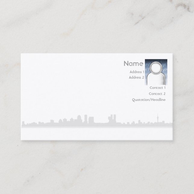 City - Business Card (Front)