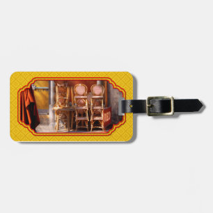 City - Chairs - RED Luggage Tag