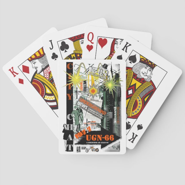 City Chat Playing Cards (Back)