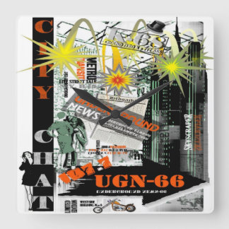 City Chat Wall Clock