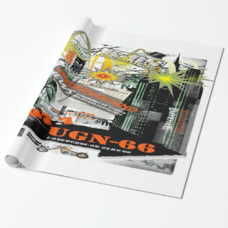 City Chat Wrapping Paper