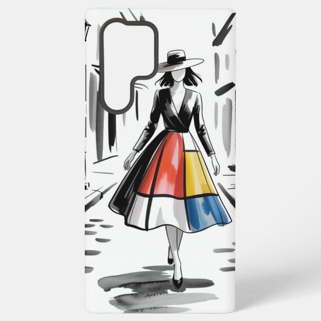 City Chic Art Samsung Galaxy S22 Ultra Case (Back)