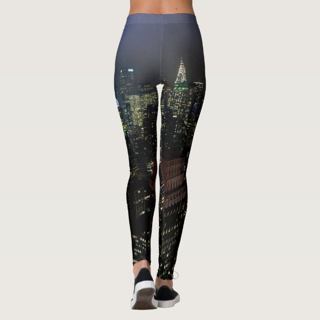 City Chic "Cityscape" Leggings (Back)