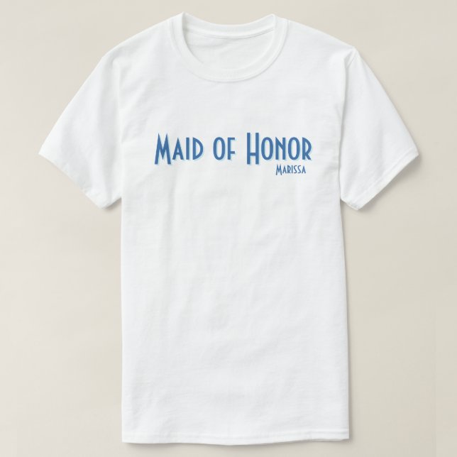 City Chic Maid of Honour T-Shirt (Design Front)