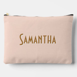 City Chic Pale Orange Bachelorette Travel Accessory Pouch