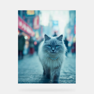 City Chic: The Catwalk Queen Acrylic Sign