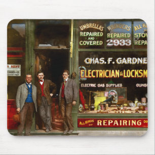 City - Chicago, IL - Everything repaired 1899 Mouse Mat