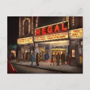 City - Chicago IL - Nightlife at the Regal Theatre Postcard