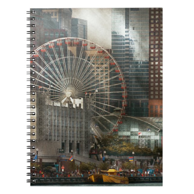 City - Chicago, IL - Pier Pressure Notebook (Front)