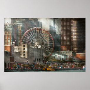 City - Chicago, IL - Pier Pressure Poster