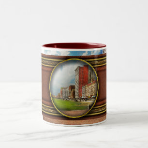 City - Chicago IL - South Michigan Ave 1911 Two-Tone Coffee Mug