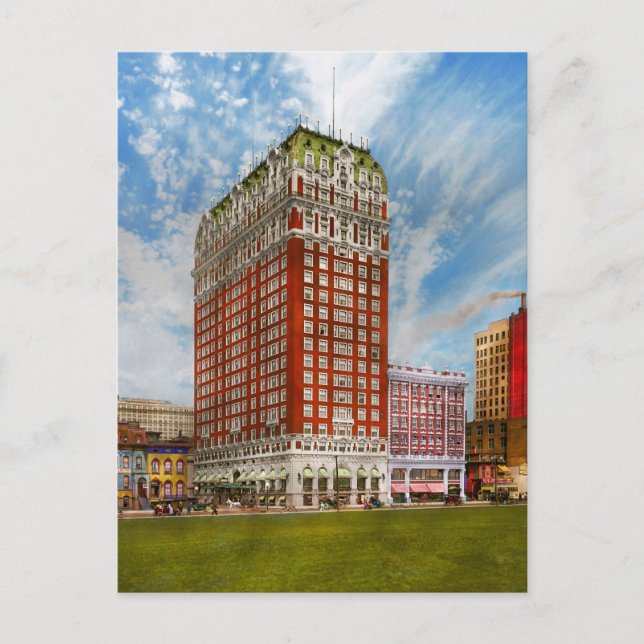 City - Chicago IL - The Blackstone hotel 1915 Postcard (Front)