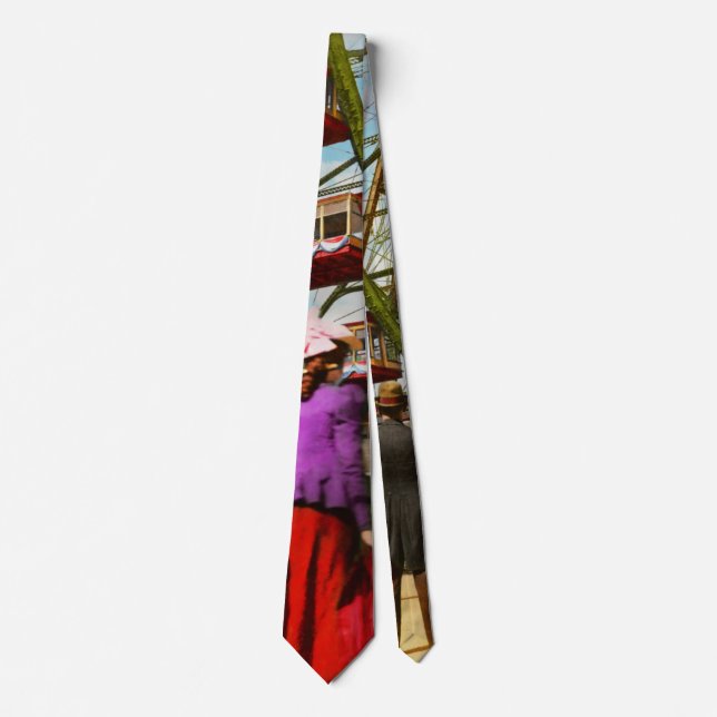 City - Chicago,IL - The first Ferris Wheel 1893 Tie (Front)