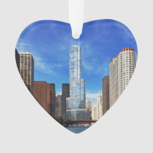 City - Chicago IL - Trump Tower Ornament