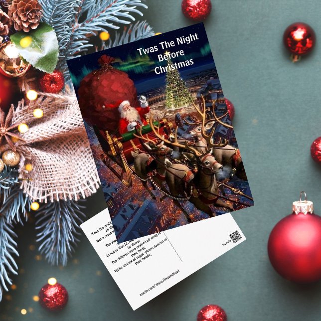 City Christmas Vintage Santa Claus  Postcard (Creator Uploaded)