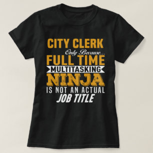 City Clerk T-Shirt