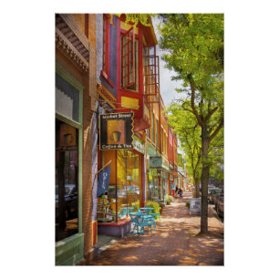 City - Corning NY - Market Street Coffee & Tea Poster