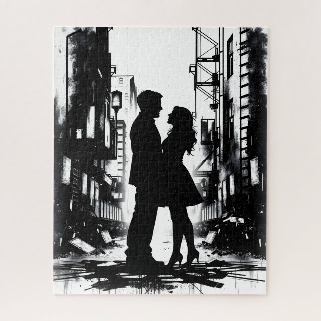 City Couple Jigsaw Puzzle (Vertical)