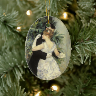 City Dance by Pierre Renoir, Vintage Fine Art Ceramic Tree Decoration