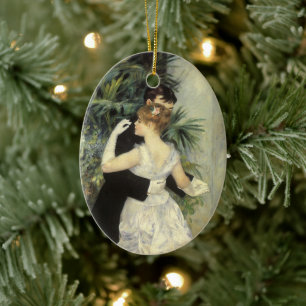 City Dance by Pierre Renoir, Vintage Fine Art Ceramic Tree Decoration