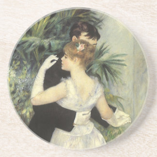 City Dance by Pierre Renoir, Vintage Fine Art Coaster