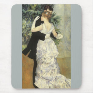 City Dance by Pierre Renoir, Vintage Fine Art Mouse Mat