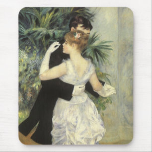 City Dance by Pierre Renoir, Vintage Fine Art Mouse Mat