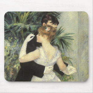 City Dance by Pierre Renoir, Vintage Fine Art Mouse Mat