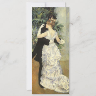 City Dance by Renoir, Vintage Art Wedding Invitation