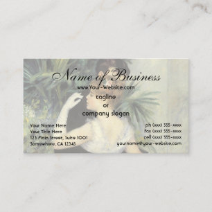 City Dance by Renoir, Vintage Wedding Portrait Business Card
