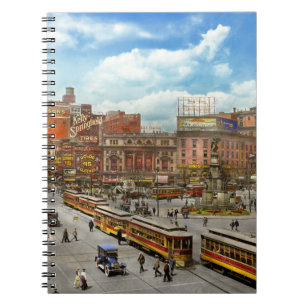 City - Detroit MI - Motor City 1917 Notebook