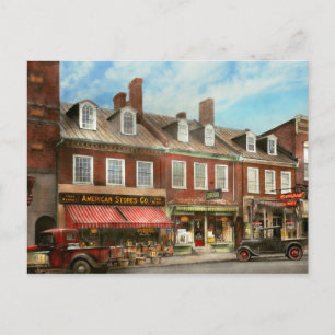 City - Easton MD - A slice of American life 1936 Postcard