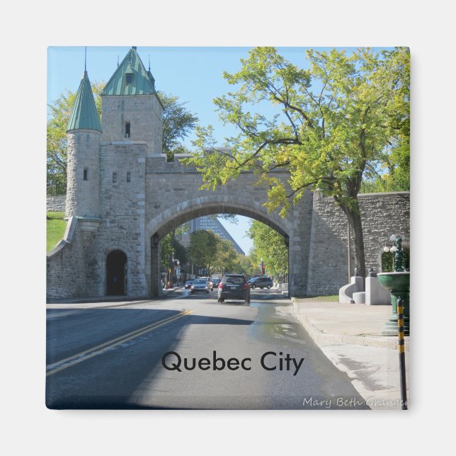 City Entrance Quebec City Magnet (Front)