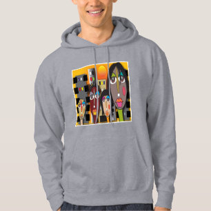  "City Faces Reimagined" Urban Expressionist Hoodi Hoodie