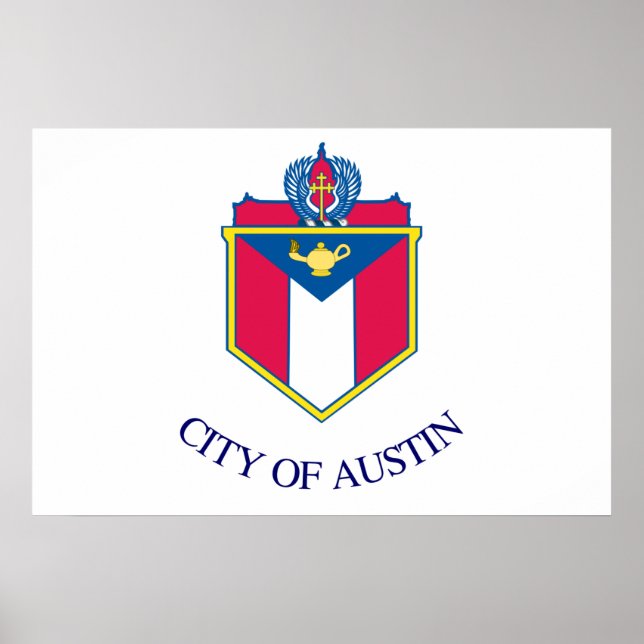 City Flag of Austin (Texas) Poster (Front)