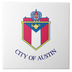 City Flag of Austin (Texas) Tile