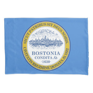 City Flag of Boston (Massachusetts) Pillowcase