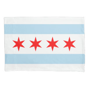 City Flag of Chicago (Illinois) Pillowcase