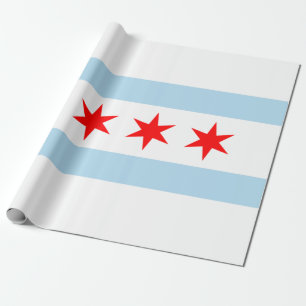 City Flag of Chicago (Illinois) Wrapping Paper