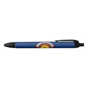 City Flag of El Paso (Texas) Black Ink Pen