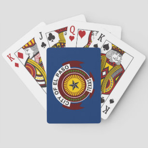 City Flag of El Paso (Texas) Playing Cards
