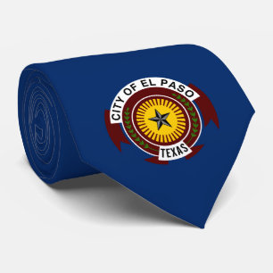 City Flag of El Paso (Texas) Tie