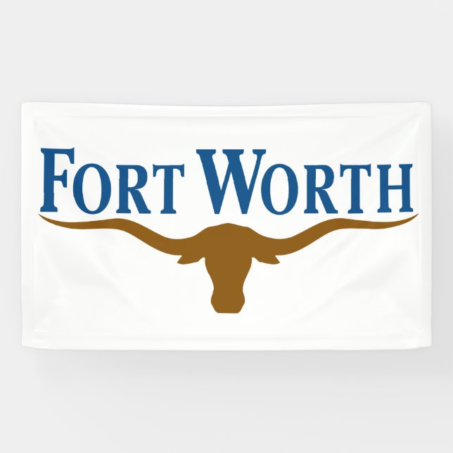 City Flag of Fort Worth (Texas) Banner (Horizontal)
