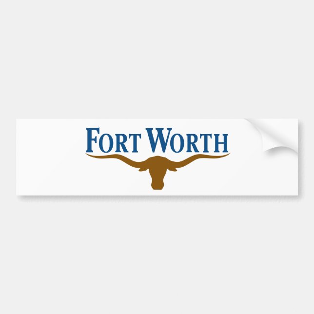 City Flag of Fort Worth (Texas) Bumper Sticker (Front)