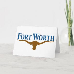City Flag of Fort Worth (Texas) Card