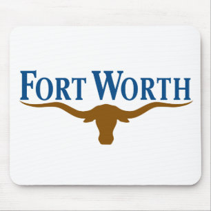 City Flag of Fort Worth (Texas) Mouse Mat